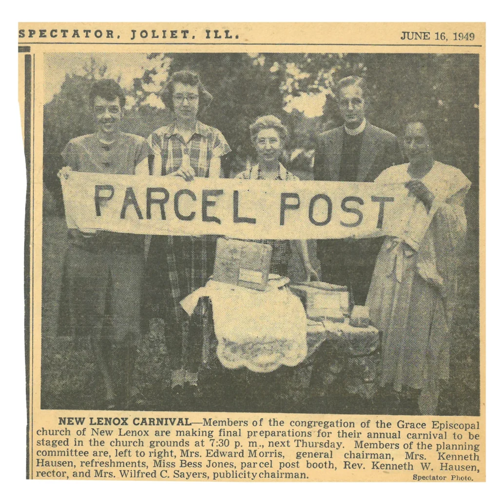 Article from the Joliet Spectator on June 16, 1949 about the Grace Carnial.