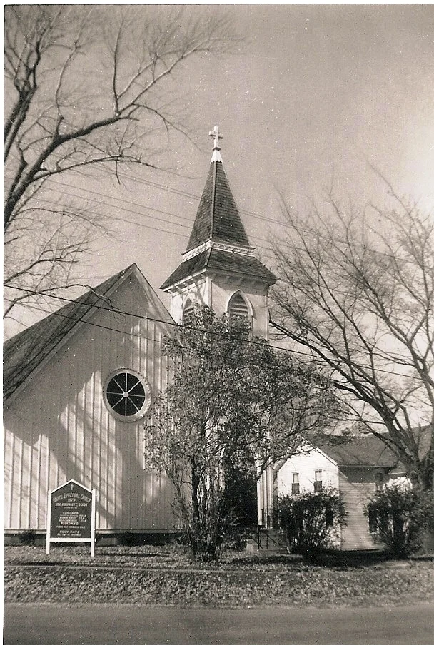 The church pictured here in the late 1950s, when Humphrey Dixon was the Vicar.
